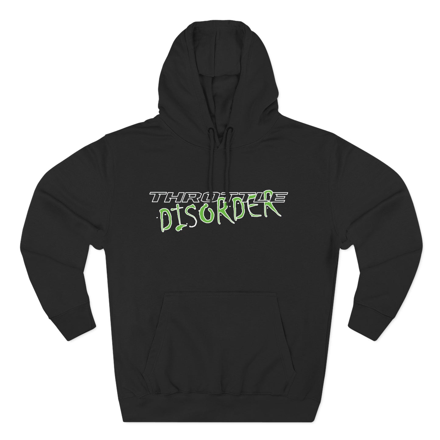 Fleece Hoodie with Front Large Logo