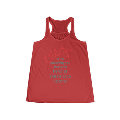 Inspirational Women's Flowy Racerback Tank, Motivational Workout Top, Casual Summer Tee, Gift for Her, Athleisure Wear, Yoga Shirt