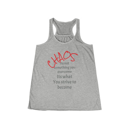 Inspirational Women's Flowy Racerback Tank, Motivational Workout Top, Casual Summer Tee, Gift for Her, Athleisure Wear, Yoga Shirt