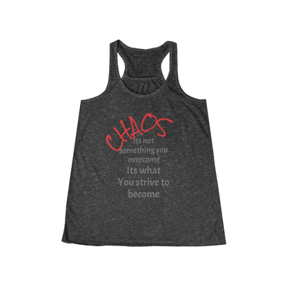 Inspirational Women's Flowy Racerback Tank, Motivational Workout Top, Casual Summer Tee, Gift for Her, Athleisure Wear, Yoga Shirt